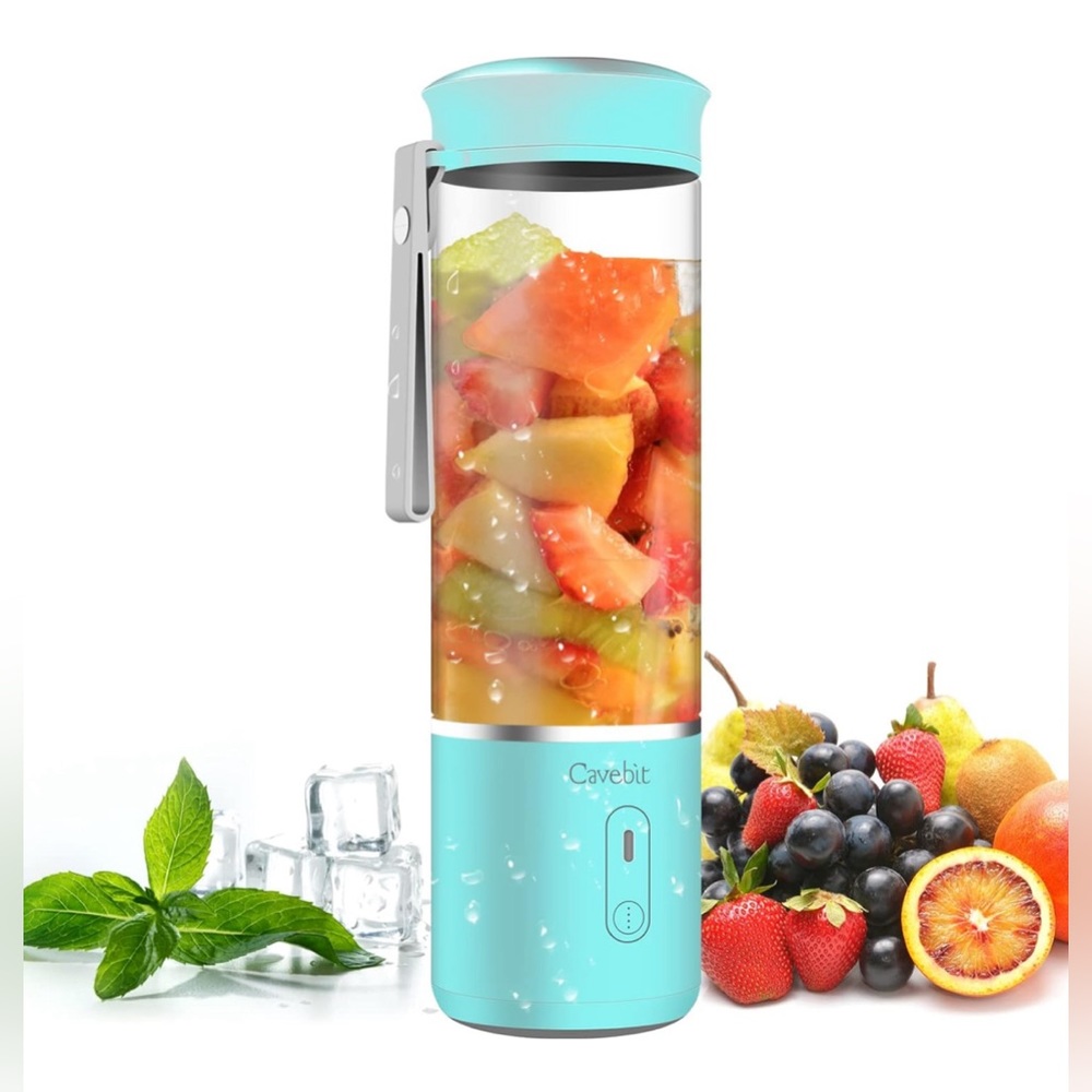 Portable Blender, Personal Travel Blender Cup for Shakes and Smoothies